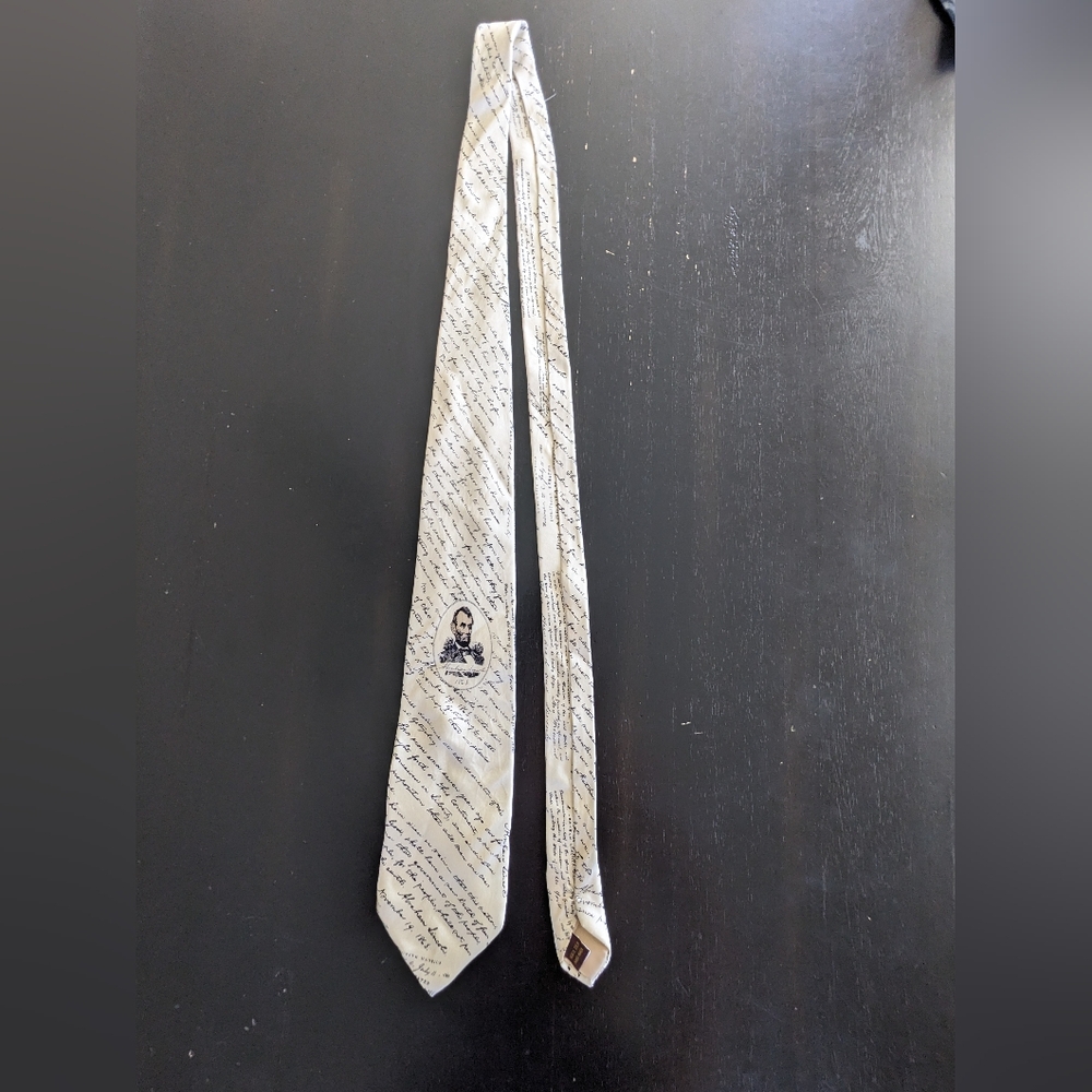 Abraham Lincoln Silk Tie – 100% Silk